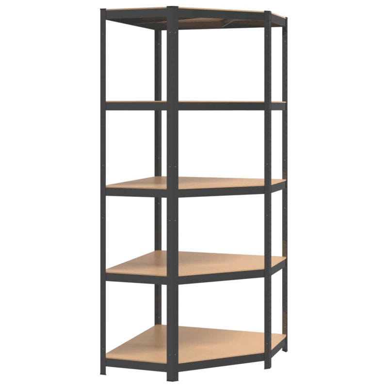 Rebrilliant Shelf Storage Bookshelf Shelving Unit 5Layer Steel and Engineered Wood Wayfair